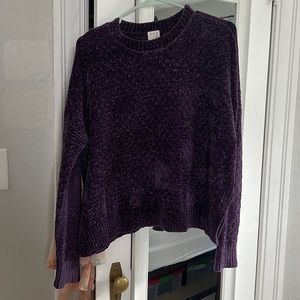 Target A New Day Purple Chenille Sweater